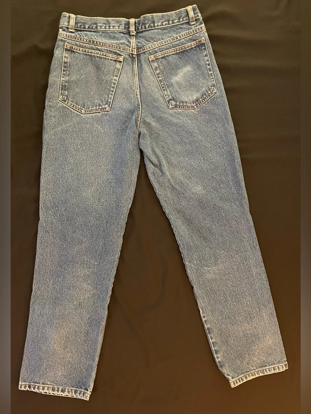 Basic Editions Mens Jeans 34x32 Blue Denim Regular Straight Leg 100% Cotton Vtg